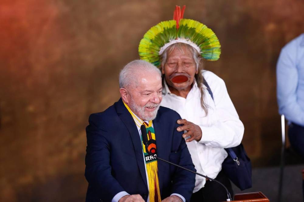 lula cacique raoni
