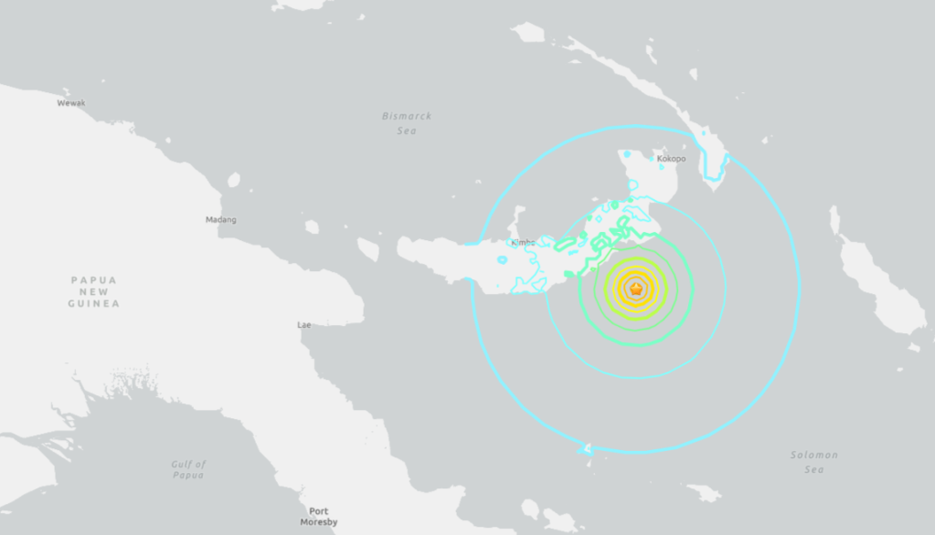 terremoto papua
