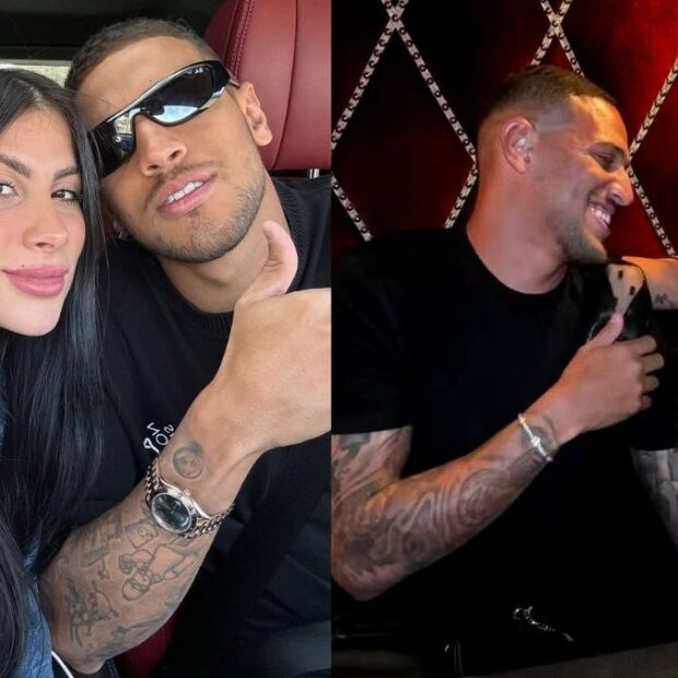 Dois meses após romper com a cantora, o jogador voltou com a ex, Isabelle Michel