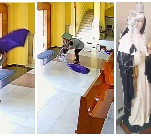homem invade igreja em sp