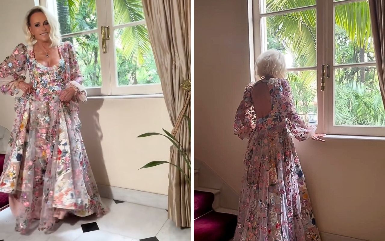 Apresentadora mostra bastidores da cerimônia íntima com Fábio Arruda, é carregada por amigos na festa e leva clima de romance ao vivo pro “Mais Você”!