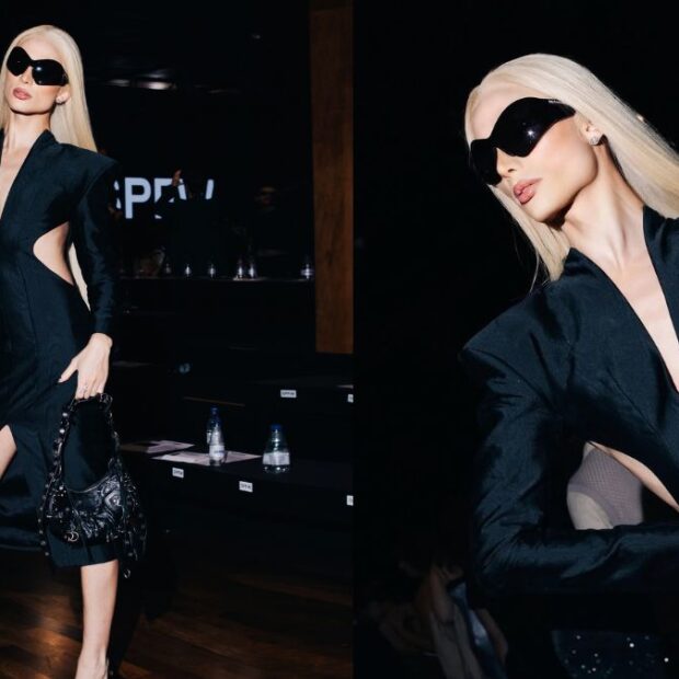 A artista prestigiou o desfile “Chove nos Campos de Cachoeira”, da marca paraense