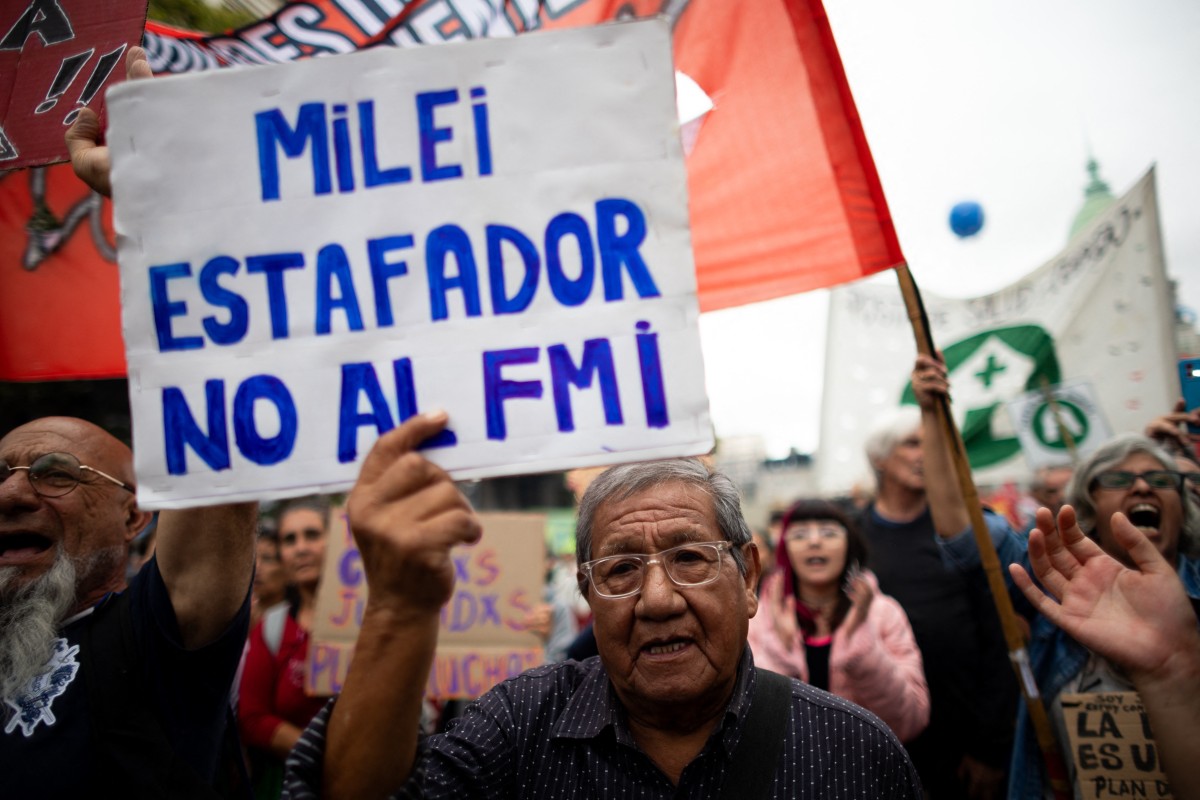 argentina pensions protest