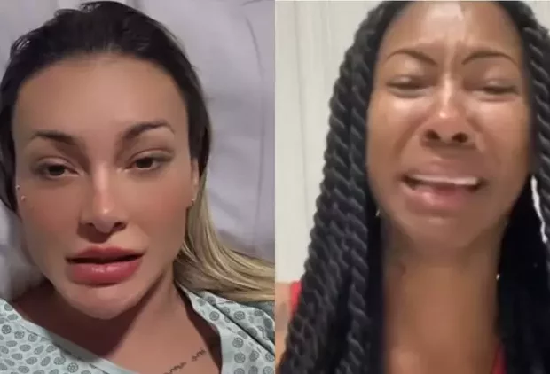 Internada com pneumonia, ex-A Fazenda envia recado de apoio a Inês Brasil após vídeo comovente viralizar.