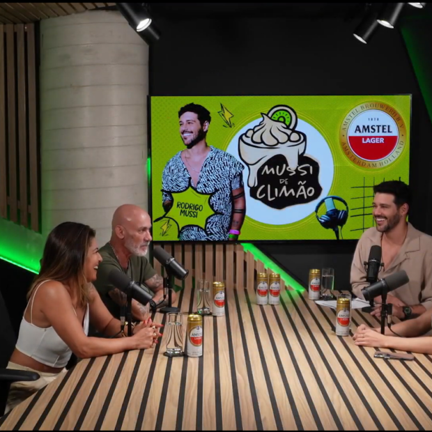 Rodrigo Mussi recebeu Papito, Nicole e Paula no “Mussi de Climão” desta quarta, 9 (Reprodução/ Kwai)
