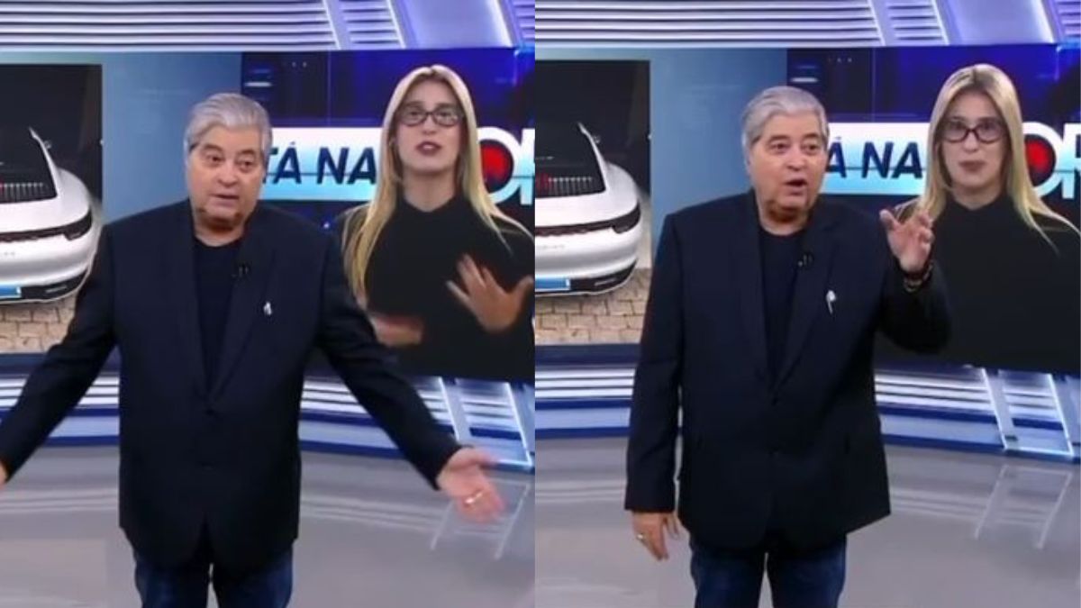 O apresentador veterano se tornou um dos assuntos mais comentados na web após detonar a correção de uma repórter