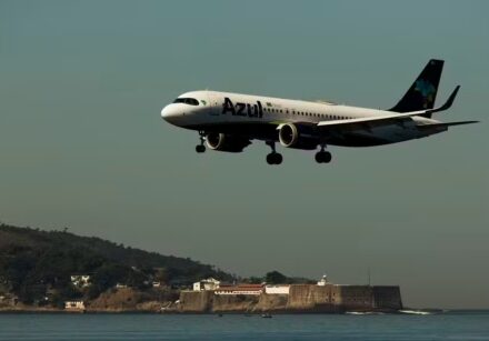 azul compainha aérea