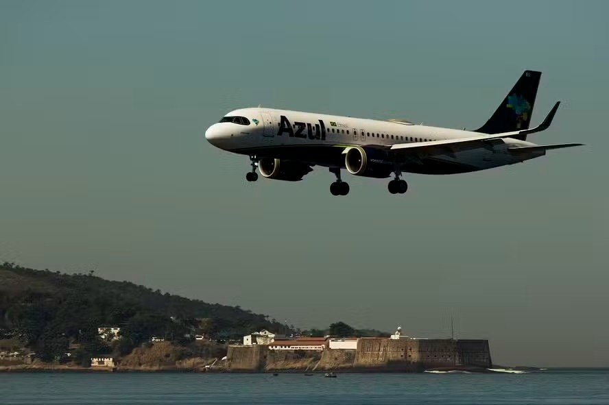 azul compainha aérea