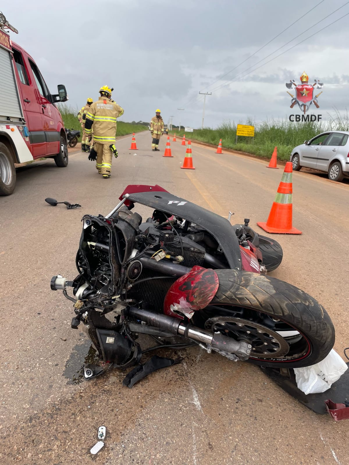 acidente de moto brazlandia