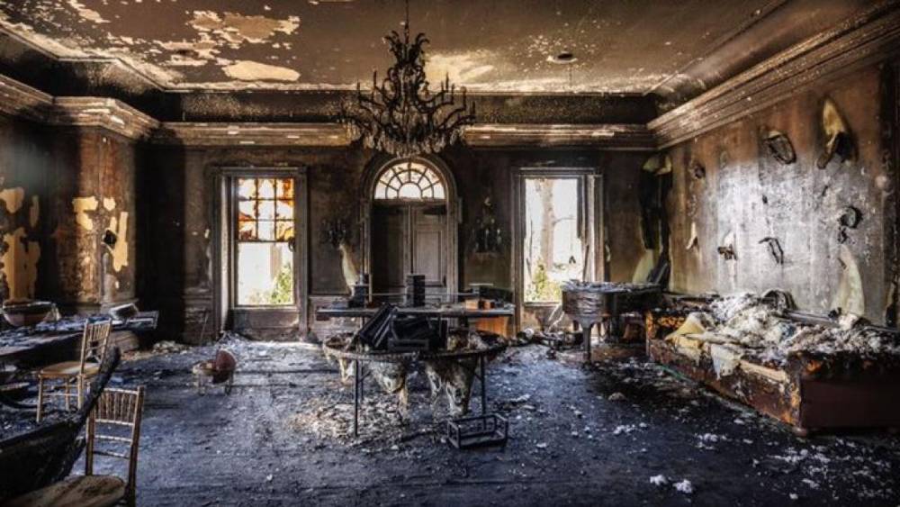 incêndio na casa do governador da pensilvânia, nos eua