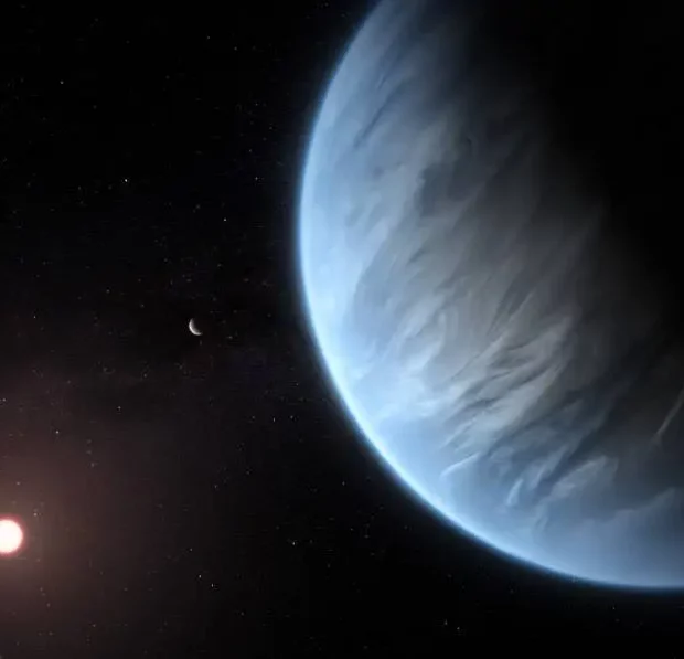 planeta exoplaneta rochoso agua atmosfera