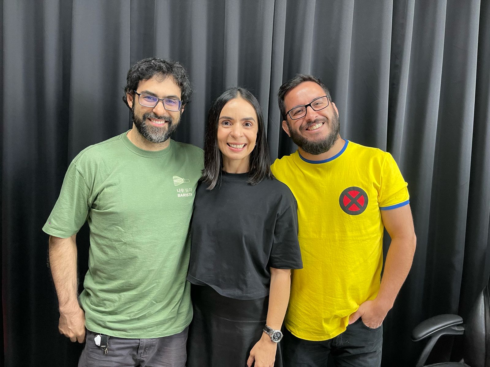 Fábio Pedroza, Fernanda Lira, Suzano Almeida. Foto: Jeferson Legal