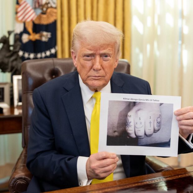trump mao salvadorenho deportado