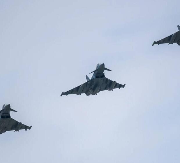 caças britânicos interceptaram aeronaves russas