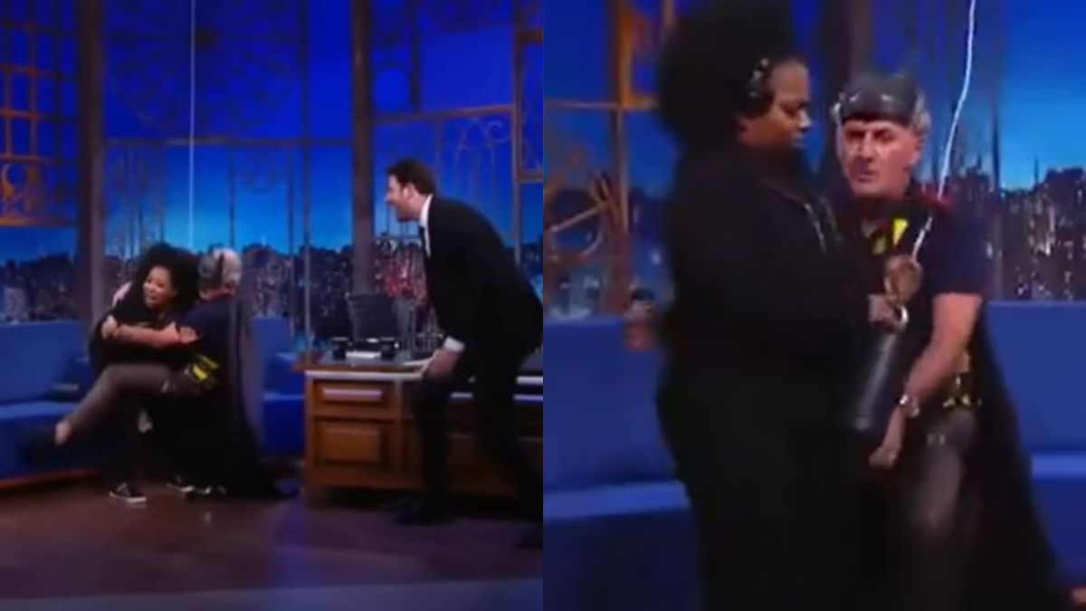 O episódio em que a comediante denuncia o apresentador foi ao ar há nove anos (Reprodução/SBT)