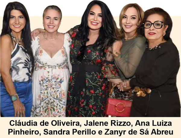 cláudia de oliveira, jalene rizzo, ana luiza pinheiro, sandra perillo e zanyr de sá abreu capa