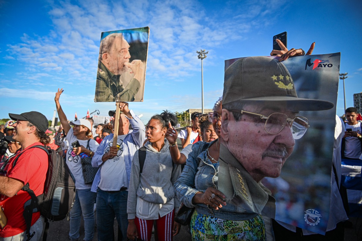 cuba politics social labour may day demo