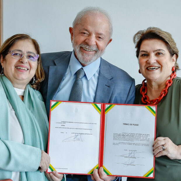 lula empossa nova ministra das mulheres