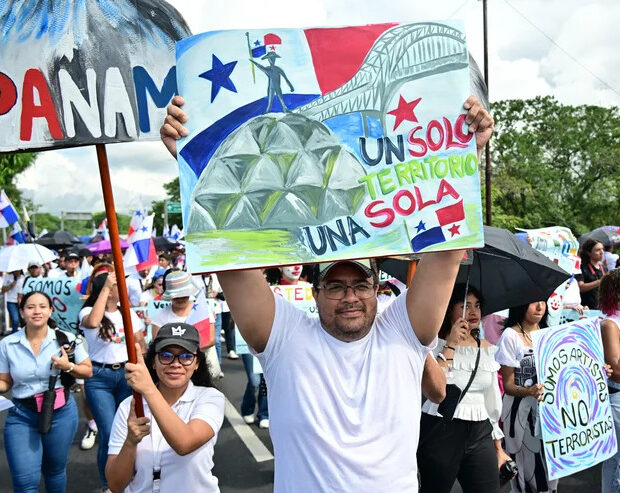 Milhares protestam no Panamá contra presença militar dos EUA e reabertura de mina