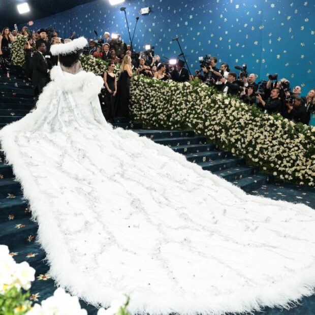 the 2025 met gala celebrating "superfine: tailoring black style" arrivals