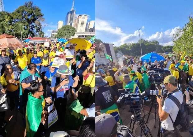 manifestação brasília ,,