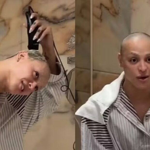 Nas redes sociais, a artista contou que foi necessário usar bombinha de ar para superar as crises