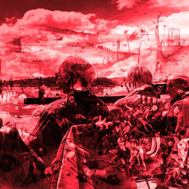 cópia de el triunfo de la muerte, 2020, 1 3, série bestiário, fotografia digital impresso em papel, 71x100cm