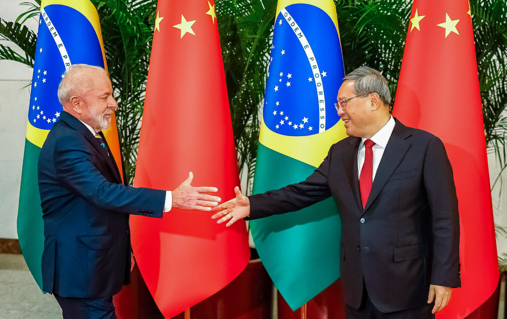 reunião com o primeiro ministro da china, li qiang.