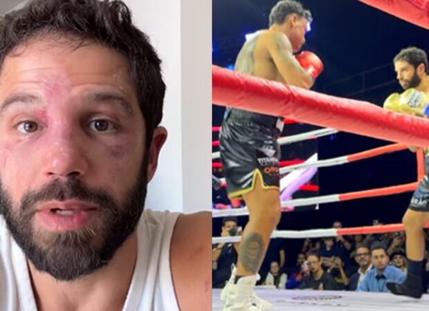 Ator se joga no Fight Music Show, leva uma surra digna de novela das 9 e ainda faz desabafo corajoso nas redes