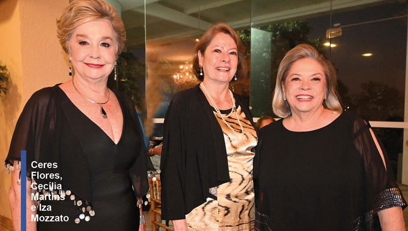 ceres flores, cecília martins e iza mozzato
