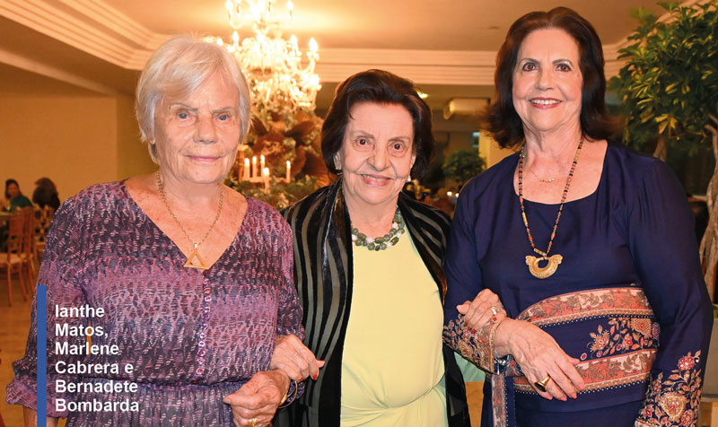 ianthe matos, marlene cabrera e bernadete bombarda
