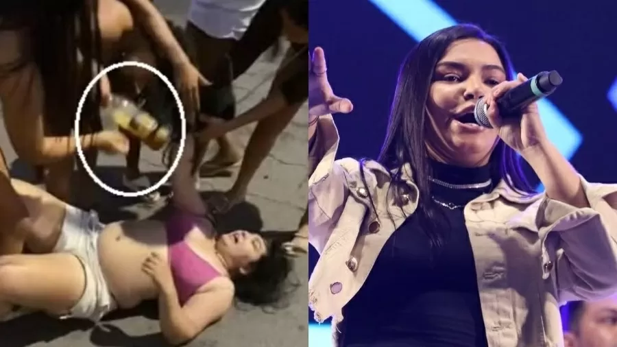 Ela levou socos, ficou com o cabelo cheio de sangue e ainda teve que ouvir fofoca maldosa! O caso está dando o que falar!