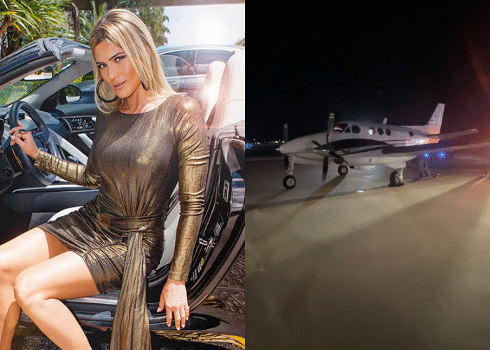 Apresentadora sobrevive a pane assustadora em avião do namorado e desabafa: “Deus sabe o que faz”.