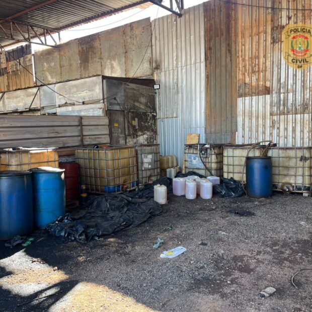 Venda irregular de combustíveis / Divulgação Polícia Civil