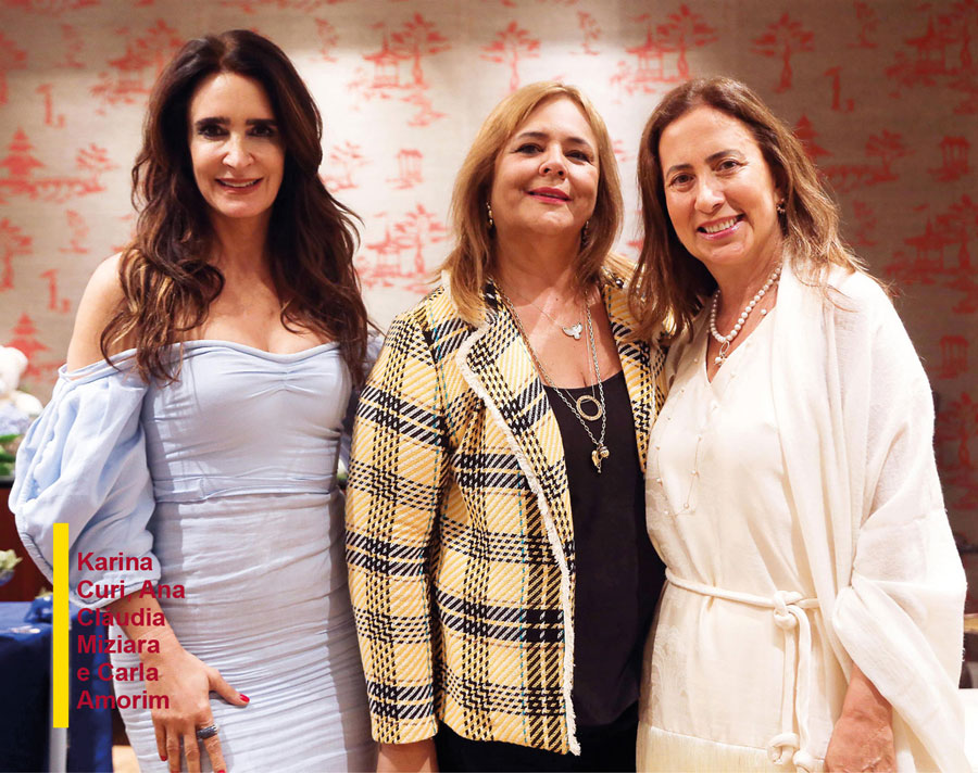 karina curi, ana cláudia miziara e carla amorim