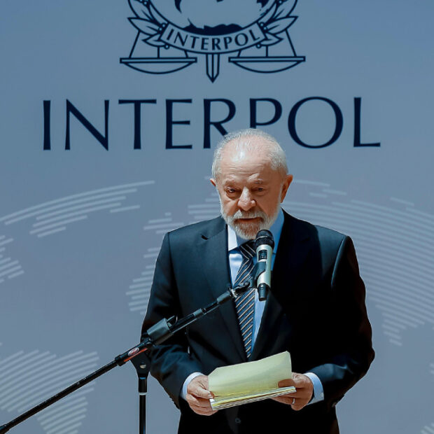 assinatura de declaração de intenções entre brasil e interpol (lyon ).