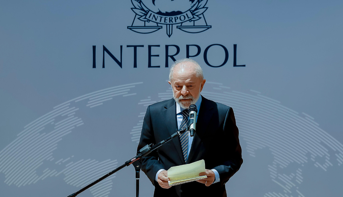 assinatura de declaração de intenções entre brasil e interpol (lyon ).