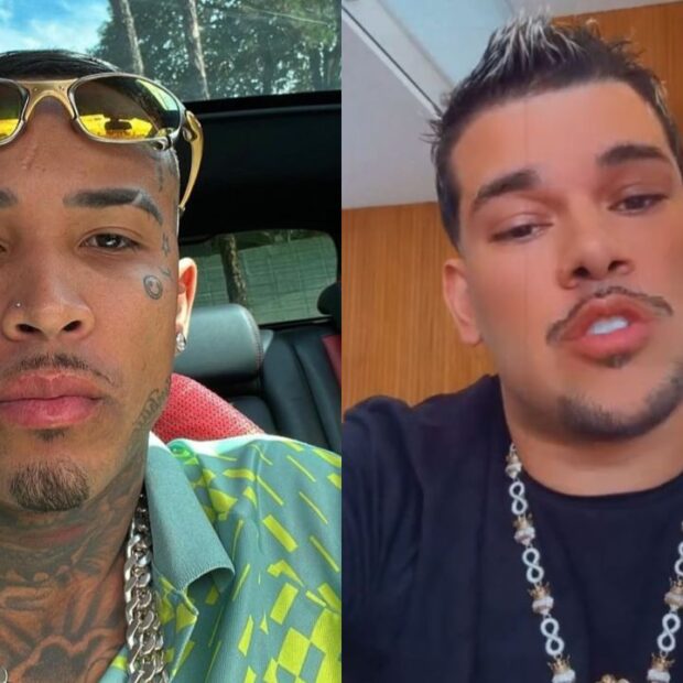 O cantor se revolta após agressão contra Bia Miranda e teme pela segurança do filho Kaleb, de 1 ano
