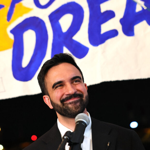 mayoral candidate for new york zohran mamdani holds primary election night party