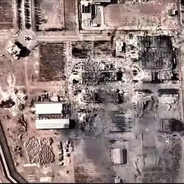 imagens aereas ataque eua israel no irã