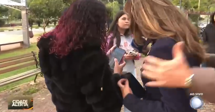 Lucas Martins perde a linha com Grace Abdou durante cobertura em SP; emissoras entram em guerra e boletim de ocorrência é registrado