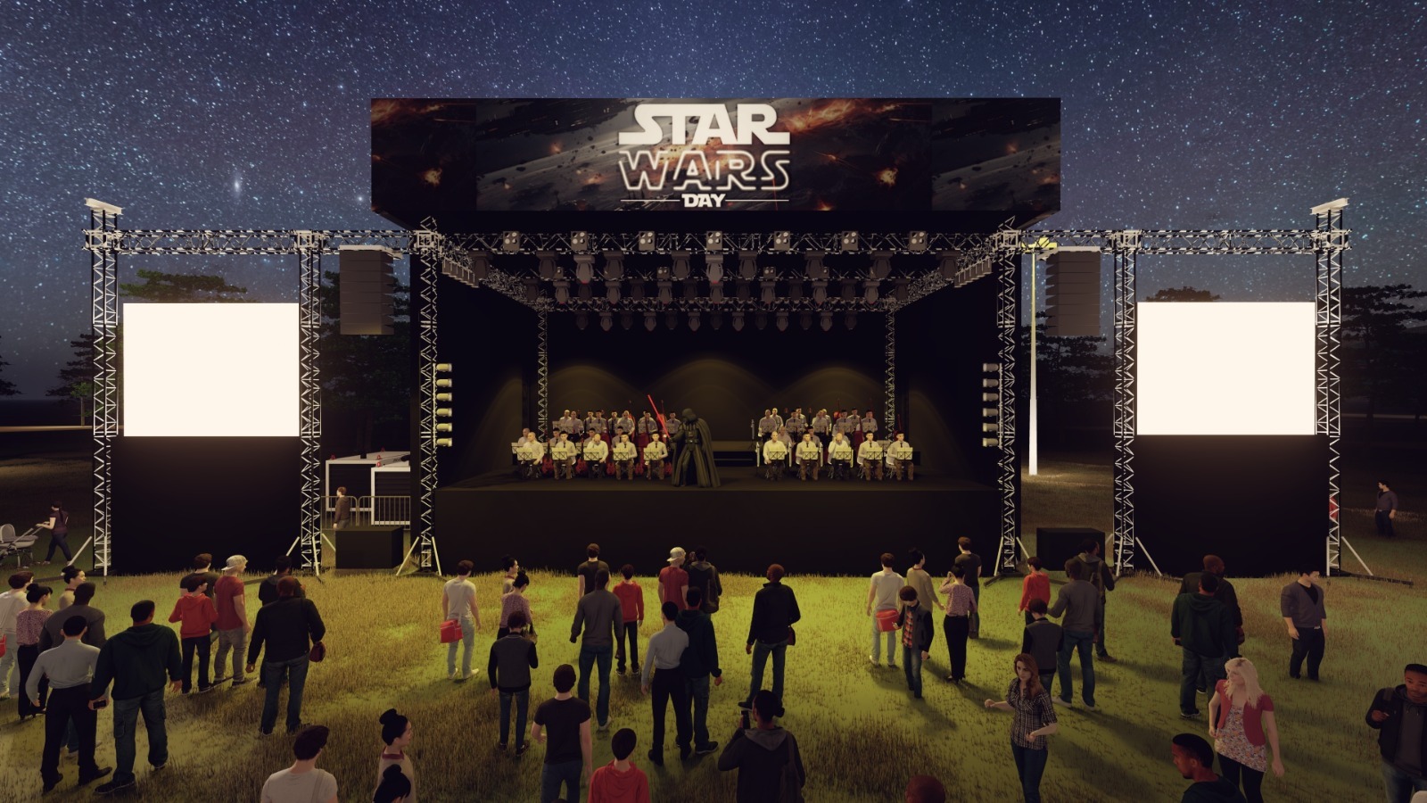 3.7. star wars day. arte divulgação secti df