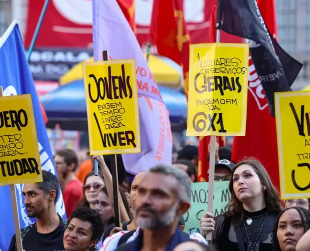 fim da escala 6x1 ato do dia do trabalhador