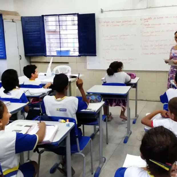 sala de aula professores