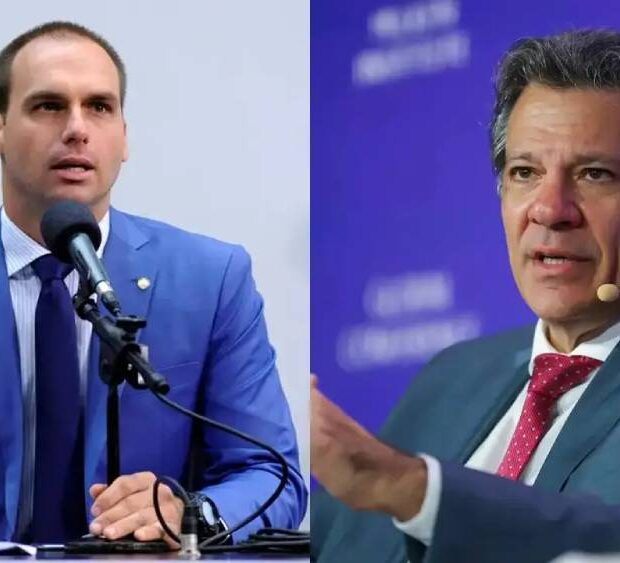 eduardo bolsonaro e haddad