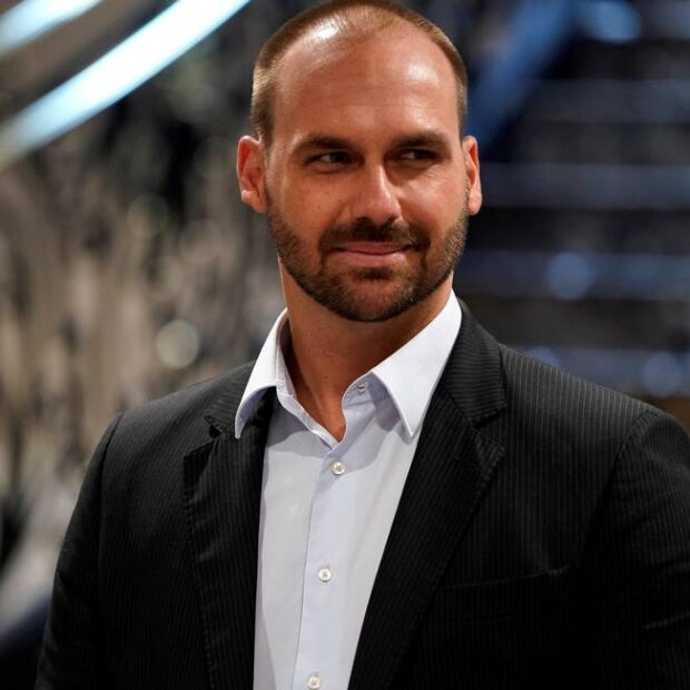 83633697 file photo eduardo bolsonaro son of brazilian president jair bolsonaro arrives for the show