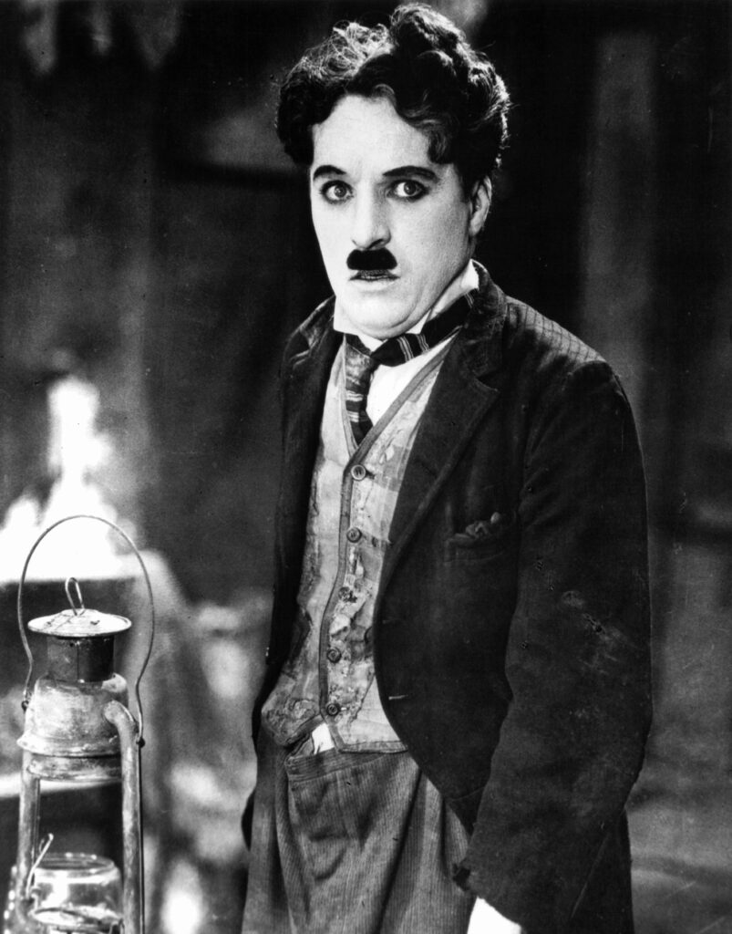 charles chaplin in 'the gold rush'