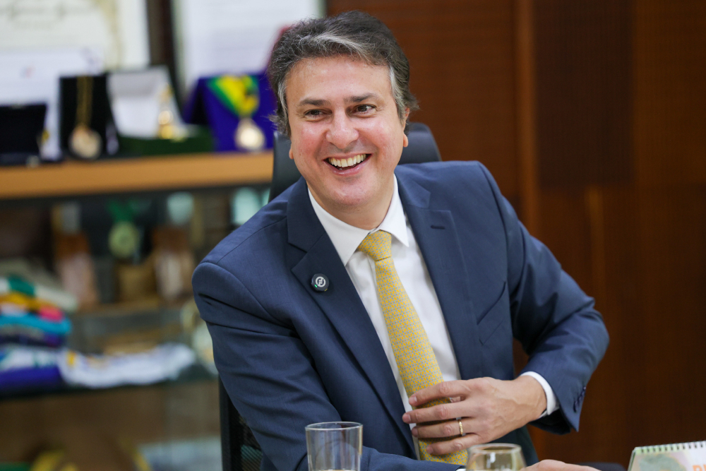 ministro camilo santana, durante coletiva de imprensa (df). por ebc agência brasil oficial