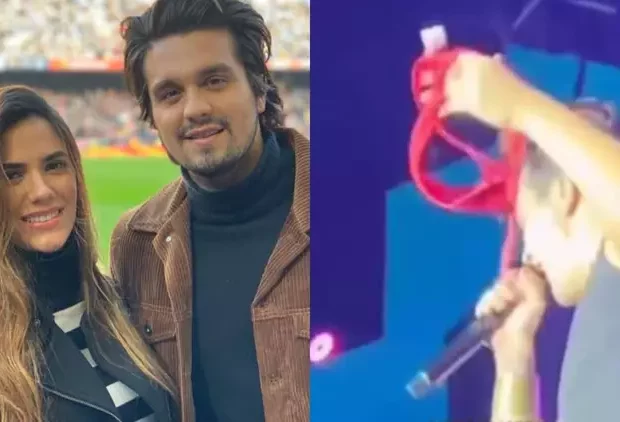 Cantor agita a web ao colocar calcinha de fã na boca durante show e gera críticas por atitude considerada desrespeitosa.