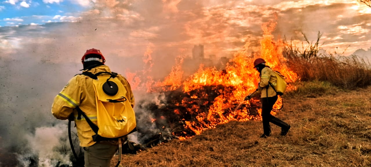22.7. combate a incêndios florestais. foto divulgação sema df